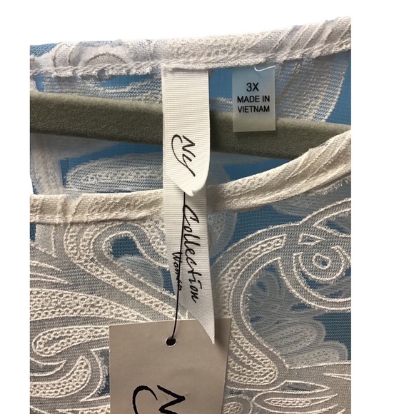 NY Collection Lace Shirt - Picture 7 of 9